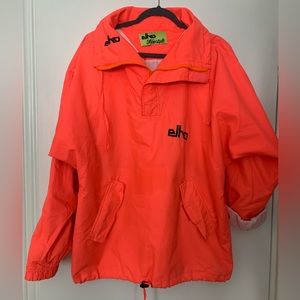 Hot pink oversized windbreaker